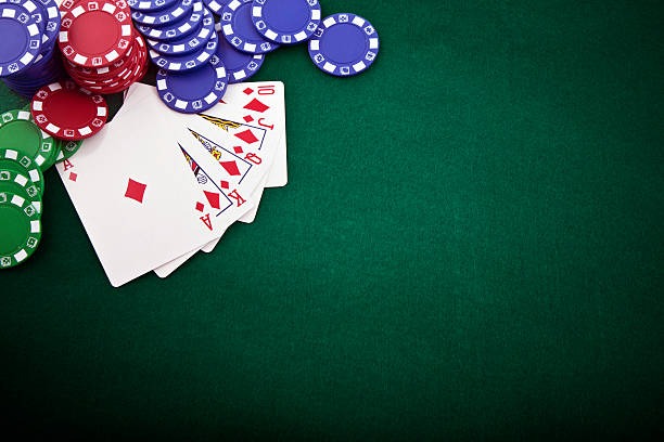 kerang slot Three Card Poker betting interface with ante and play options